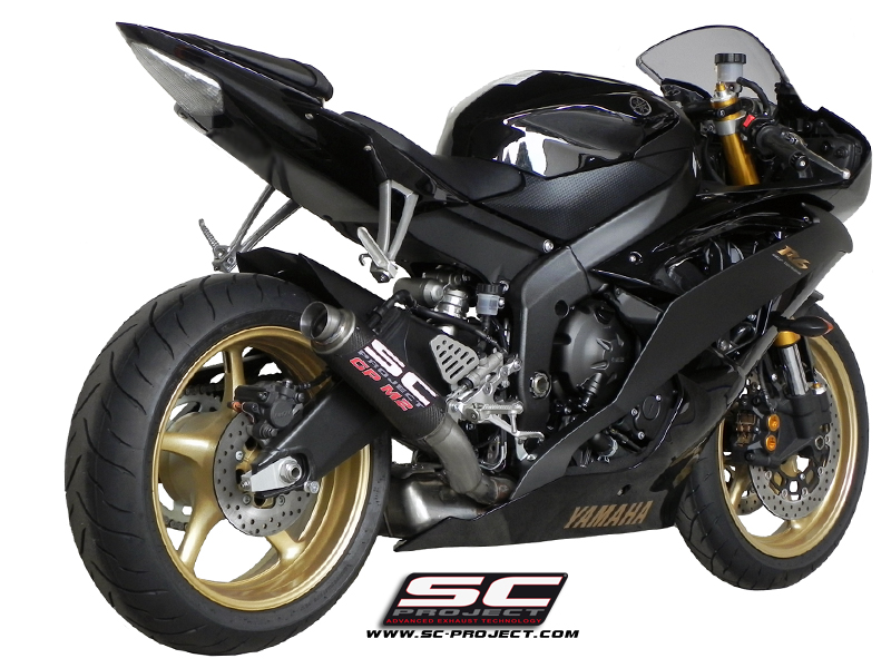 GP M2 Exhaust by SCProject Y04H18C Yamaha R6 Parts Accessories